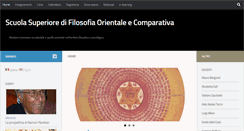 Desktop Screenshot of filosofiaorientalecomparativa.it