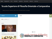 Tablet Screenshot of filosofiaorientalecomparativa.it